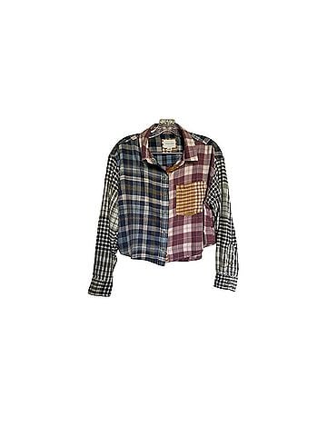 American Eagle Outfitters Short Sleeve Button-Down Shirt (view 1)