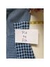 Carlisle 65% Rayon 30% Nylon 5% Spandex 100% Polyester Houndstooth Blue Blazer Size 8 - photo 5