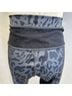 Lululemon Athletica Animal Print Black Gray Leggings Size 6 - photo 4