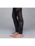 Lululemon Athletica Animal Print Black Gray Leggings Size 6 - photo 14