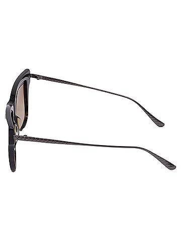 Bottega Veneta Bottega Veneta BV0074S 002 Square Sunglasses in Brown Metal (view 2)