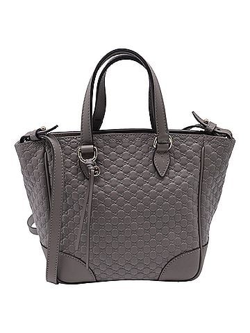 Gucci Gucci Small Bree Micro Guccissima Top Handle Tote Bag in Grey Leather (view 2)