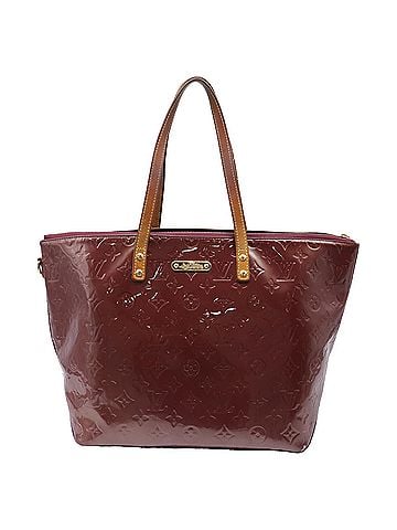 Louis Vuitton Louis Vuitton Bellevue GM Tote Bag in Burgundy Patent Leather (view 1)
