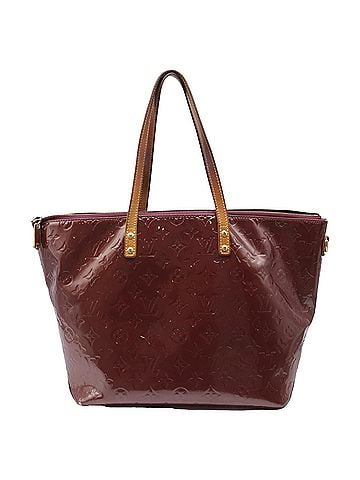 Louis Vuitton Louis Vuitton Bellevue GM Tote Bag in Burgundy Patent Leather (view 2)