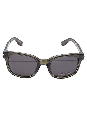 Givenchy Givenchy Square Tinted Sunglasses in Green Acetate (view 1)