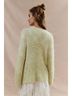 Kimchi Blue Green White Pullover Sweater Size L - photo 3