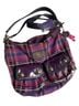 Coach Plaid Multi Color Purple Leather Hobo One size - photo 1