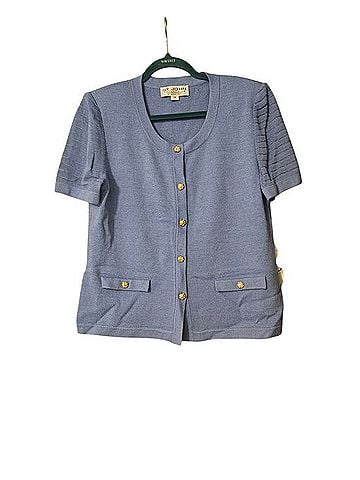 St. John Collection Santana Knit Cardigan (view 1)