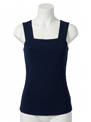 Joseph Ribkoff Classic Square Neck Cami in Midnight Blue (view 1)