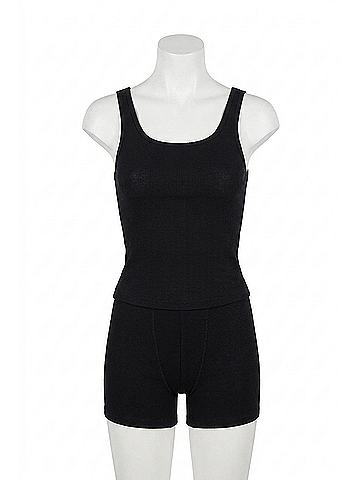 SKIMS Soft Lounge Tank in Onyx (view 1)