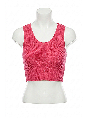 Olivaceous Krystal Tank Top in Fuchsia (view 1)