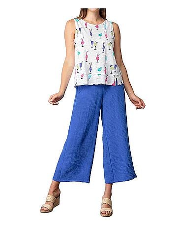 Habitat Cotton Pebble Boat Neck Tank Top in Cocktail (view 2)