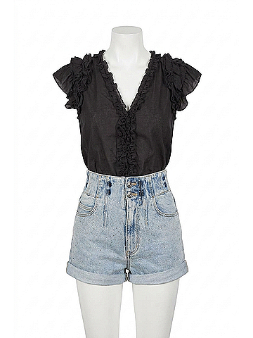 Generation Love Sia Voile Blouse in Black (view 1)