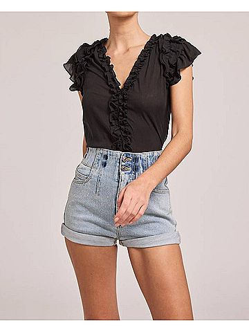Generation Love Sia Voile Blouse in Black (view 2)