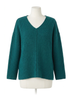 Habitat Solid Green Fireside Knit Pullover in Juniper Size S - photo 1