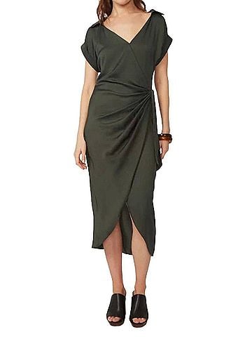 Gilner Farrar Kali Dress in Hunter Green (view 2)
