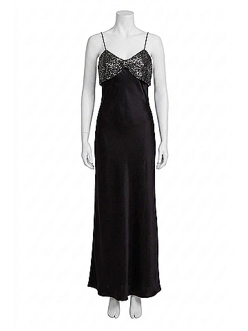 Lucy Paris Marnie Bow Dress in Black (view 1)