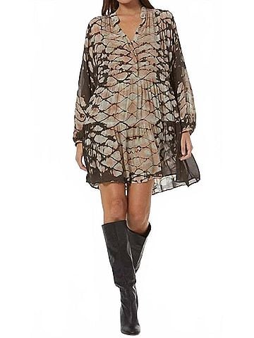 Young Fabulous & Broke Halo Dress in Boa Wash Cork (view 2)