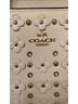 Coach 100% Leather Floral Ivory Leather Satchel One size - photo 3