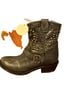 Corral Boots 100% Leather Black Ankle Boots Size 7 1/2 - photo 1