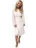 Chicwish 100% Polyester Ivory Casual Dress Size M - photo 1
