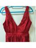 Alexis 100% Polyester 3% Elastane Burgundy Cocktail Dress Size M - photo 5