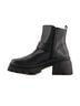 Andrea Black Women's Biker Boots With Buckle Size 6 - photo 2
