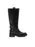 XTI Black Women's Biker Boots Size 5 1/2 - photo 1