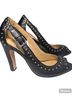Coach 100% Leather Black Heels Size 7 - photo 8