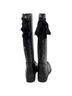 Coach 100% Rubber Graphic Black Rain Boots Size 7 - photo 2