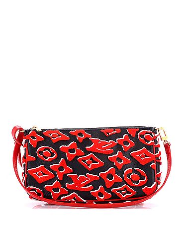 Louis Vuitton Pochette Accessoires NM Limited Edition Urs Fischer Tufted Monogram Canvas (view 1)