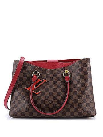 Louis Vuitton LV Riverside Handbag Damier with Leather (view 1)