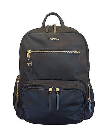 Tumi Voyageur Carson (Black/Gold) Backpack (view 1)