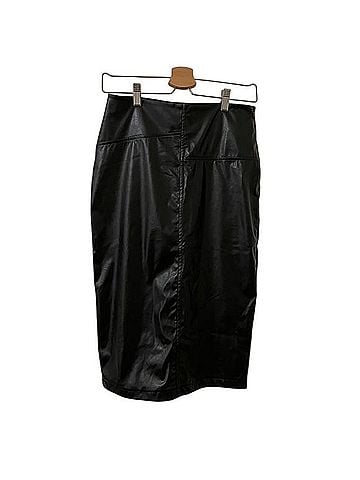 Karen Millen Faux Leather Skirt (view 2)