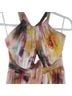 Cache 100% Polyester Floral Graphic Multi Color Cocktail Dress Size 2 - photo 4