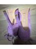 Coach 100% Suede Purple Heels Size 7 1/2 - photo 5