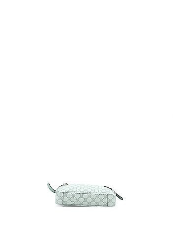 Gucci Emblem Shoulder Bag GG Coated Canvas with Leather Small (view 2)