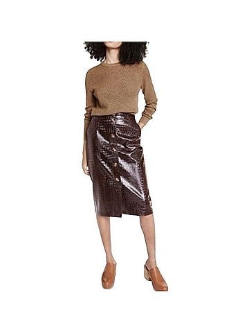 Rachel Comey Faux Leather Skirt (view 1)