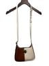 Tory Burch 100% Leather Color Block Brown Ivory Shoulder Bag One size - photo 1