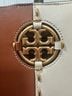 Tory Burch 100% Leather Color Block Brown Ivory Shoulder Bag One size - photo 4