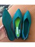 ROTHY'S Teal Flats Size 8 1/2 - photo 9