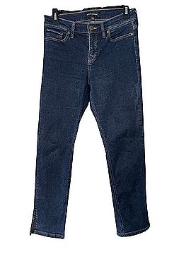 Banana Republic High Rise Slim Straight Ankle Jeans Jeans (view 2)