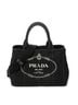 Prada Black Small Canapa Tote One size - photo 1