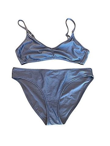 Aerie Beach Babe Shine Rib Voop Swimsuit Bottoms (view 1)