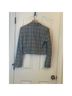 Veronica Beard Plaid Gray Blue Jacket Size 8 - photo 7