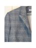 Veronica Beard Plaid Gray Blue Jacket Size 8 - photo 6