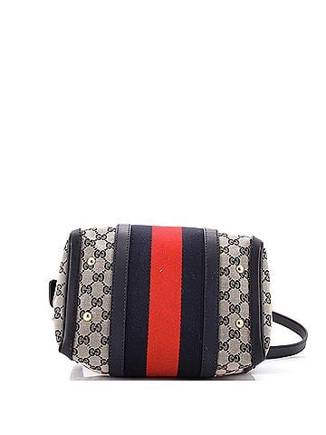 Gucci Vintage Web Boston Bag GG Canvas Small (view 2)