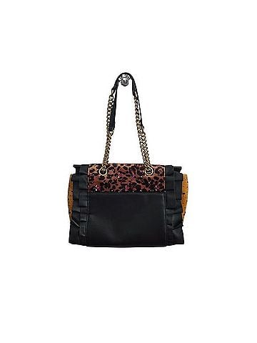 Betsey Johnson Leopard Ruffle Shoulder Bag Shoulder Bag (view 2)