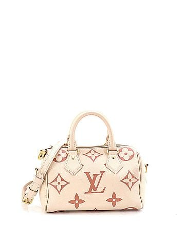 Louis Vuitton Speedy Bandouliere Bag Bicolor Monogram Empreinte Giant 20 (view 1)