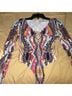 Free People Print Multi Color T-Shirt Size XS - photo 4